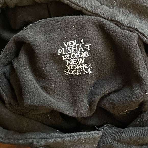 Pusha T 1800 X 1800 Tequila Black Pullover Hoodie Size Medium - Picture 3 of 5